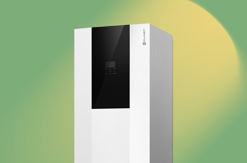 Izdelek SPHERA EVO 2.0 BOX združuje toplotno črpalko za ogrevanje in hlajenje.